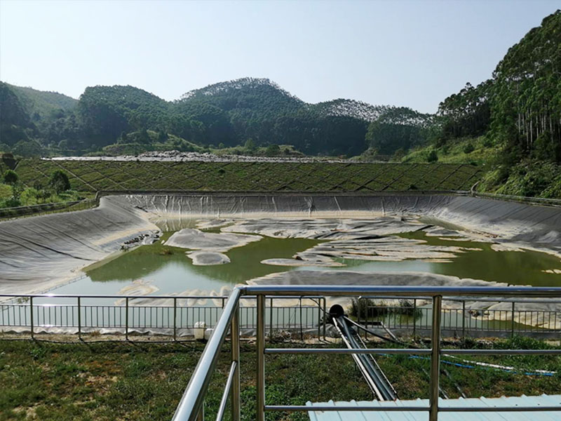 Landfill leachate treatment